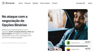 Exnova corretor de opções binárias